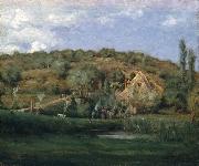 julian alden weir A French Homestead china oil painting artist